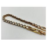 Swarovski Gold-Tone Tennis Bracelet