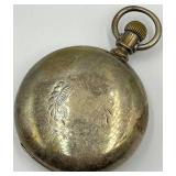 A.W. Co. Waltham Leader Coin Silver Pocket Watch