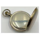 A.W. Co. Waltham Leader Coin Silver Pocket Watch