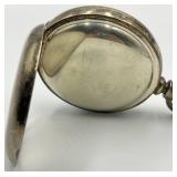 A.W. Co. Waltham Leader Coin Silver Pocket Watch