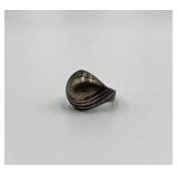David Andersen Sterling Silver 925 Clam Shell Ring