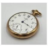 Waltham Gold Tone Pocket Watch