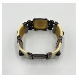 Sterling Silver Mother of Pearl and Marcasite Bracelet