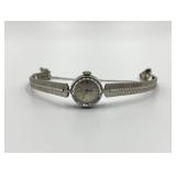 Ladies Bucherer Silver-Tone Watch Bracelet