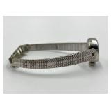 Ladies Bucherer Silver-Tone Watch Bracelet
