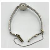 Ladies Bucherer Silver-Tone Watch Bracelet