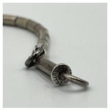 Sterling Silver Scarab Beetle Pendant Necklace