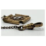AOUW Pendant Watch Fob and Chain