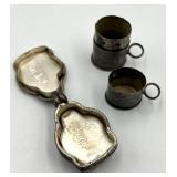 Sterling Chinese Pendant Containers