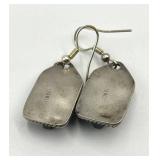 Sterling Silver Black Onyx Dangle Earrings