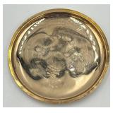 Vintage Waltham Gold Pocket Watch 15 Jewel with Engraved Case