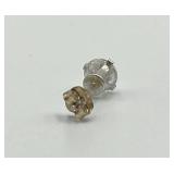 Pair of 14k Diamond Stud Earrings