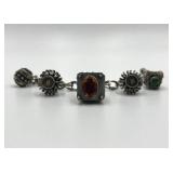 Antique Etruscan Revival Charm Bracelet