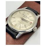 A. F. Moeller Jeweler Resista Watch with Leather Cuff Band