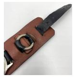 A. F. Moeller Jeweler Resista Watch with Leather Cuff Band