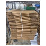 Bundle of Uline 6x6x6 Inch Corrugated Shipping Boxes