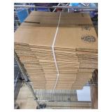 Bundle of Uline 6x6x6 Inch Corrugated Shipping Boxes
