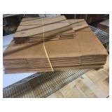 Collection of ULINE Corrugated Shipping Boxes 8x8x8 and 12x12x12