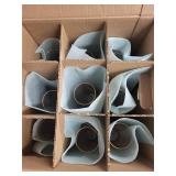 Set of 11 MCM Highball Glasses with LIBBEY CANE Yellow Woven Pattern