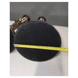 Pair of Ornate Silverplate Candlesticks, 13.5 Inch Tall