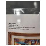 Viktor Shvaiko Limited Edition Framed Giclee Una Tavola Per Due