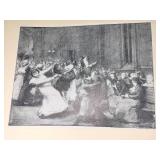 Collection of Antique Prints and Illustrations Including Harper