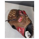 Autographed Rawlings PL2FS 12 Inch All Leather Shell Baseball Glove