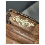 Autographed Rawlings PL2FS 12 Inch All Leather Shell Baseball Glove