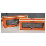 Lot of 3 Model Train Cars: 2 Lionel Westinghouse Boxcars in Box, 1 Spectrum On30 Christmas Boxcar
