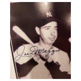 Framed Joe DiMaggio, Mickey Mantle, Ted Williams Photo 45/333 *COA not guaranteed*