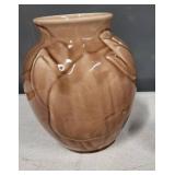 Rookwood Pottery Brown Lotus Vase 7 Inch