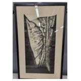 Framed James Guitet Signed Lithograph 6/60 (1964) with Conservation Glass