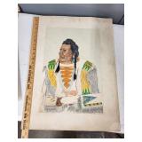 Collection of 3 Native American Art Prints Signed by Artists