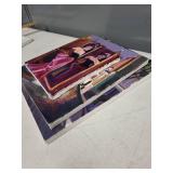 Set of 3 Signed Lisa Vorce-Cage Parisian Scene and Portrait Canvas Paintings