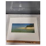 Ray I. Doan Hand Printed Beach Art Photograph Signed and Matted