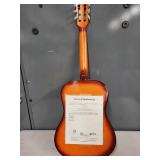 Bret Michaels Signed Poison Acoustic Guitar with Letter of Authenticity