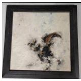 Framed Abstract Painting by J. Anthony, Titled Spur