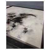 Framed Abstract Painting by J. Anthony, Titled Spur