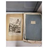 Collection of Antique Prints and Photographs Assorted Subjects