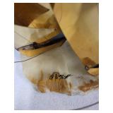 Signed DeMott Brass Sailboat Sculptures on Stone Bases, Set of 2