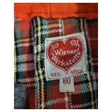 Wiener Werkstatte Girls Wool Outfit with Jacket, Skirt, and Hat, Size 60