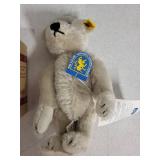 Collection of 6 Steiff Teddy Bears and Pig Plush Figures with Original Tags