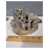 Collection of Carved Soapstone Brush Pots and Trinket Dishes