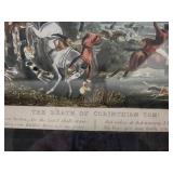 Framed Art Print The Death of Corinthian Tom by Henry Alken