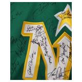 Signed CCM Vintage Minnesota North Stars Hockey Jersey, Adult Large