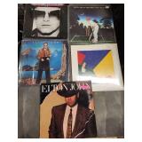Elton John Vinyl Record Album Collection - Set of 6
