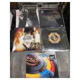 Set of 5 Sealed Vinyl Records - ELO, Bruce Springsteen, David Bowie, Rolling Stones