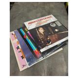 Collection of 6 Classic Rock and Soul Vinyl Records Ft. Elvis Presley, Chuck Berry, Jerry Lee Lewis, Otis Redding