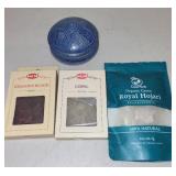 Resin Incense Set with Ceramic Burner and Dragons Blood, Copal, Royal Hojari Frankincense