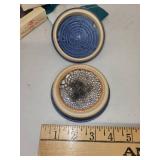 Resin Incense Set with Ceramic Burner and Dragons Blood, Copal, Royal Hojari Frankincense